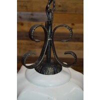 thumb-Art Deco hanglamp met metalen kap-4