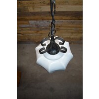thumb-Art Deco hanglamp met metalen kap-8