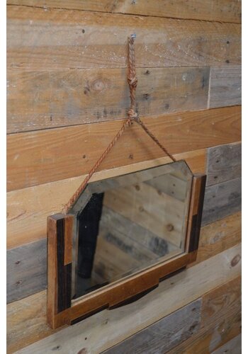 Art-Deco spiegel facet geslepen 