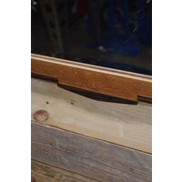 thumb-Art Deco facet geslepen spiegel eiken-5