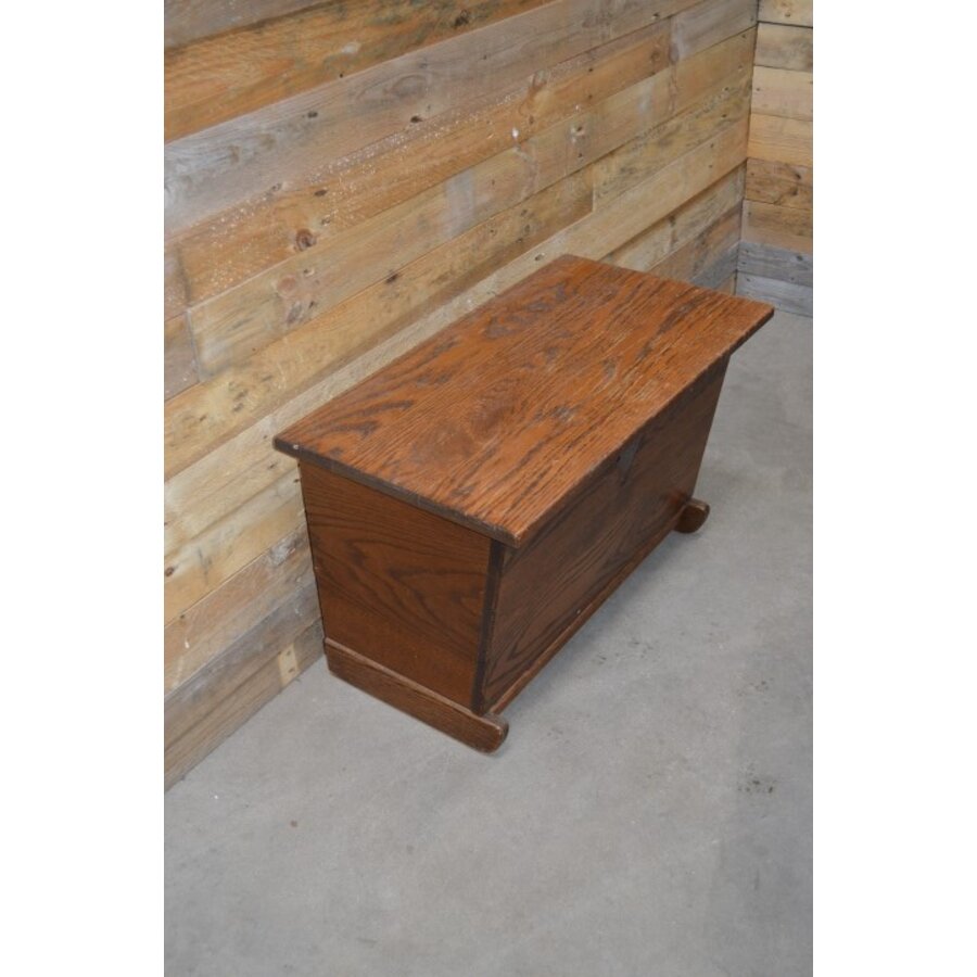 Klepkast of klepkist met 2 kleppen eiken-1