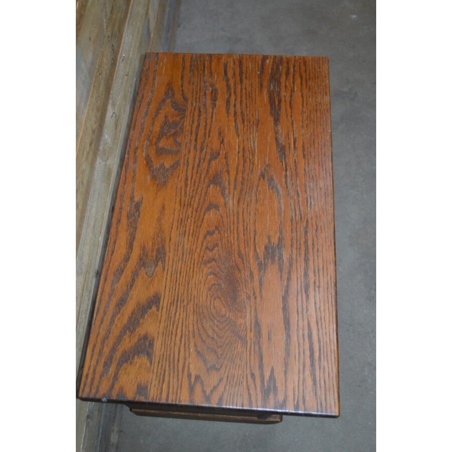 Klepkast of klepkist met 2 kleppen eiken-2