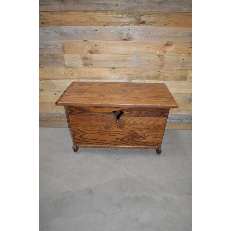 Klepkast of klepkist met 2 kleppen eiken-3