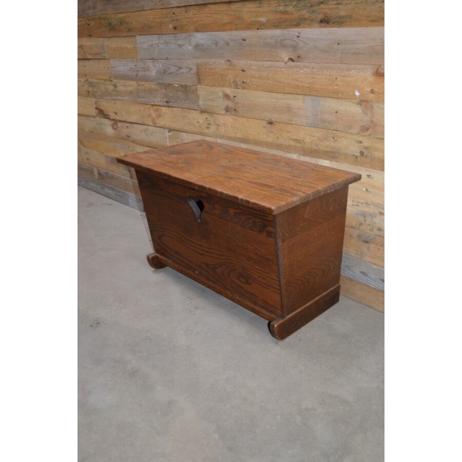 Klepkast of klepkist met 2 kleppen eiken-4