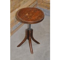 thumb-Antiek rond draaikrukje in Thonet stijl-3