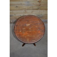 thumb-Antiek zitkrukje rond-4