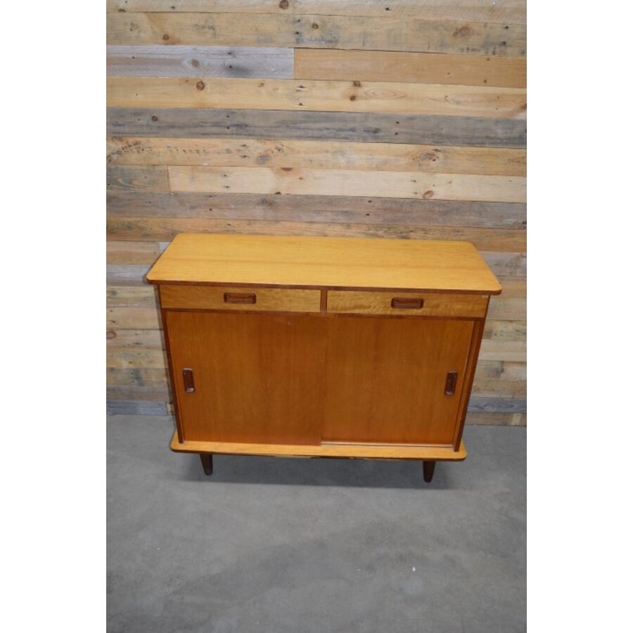 Retro commode of jaren 50 schoenenkastje-3