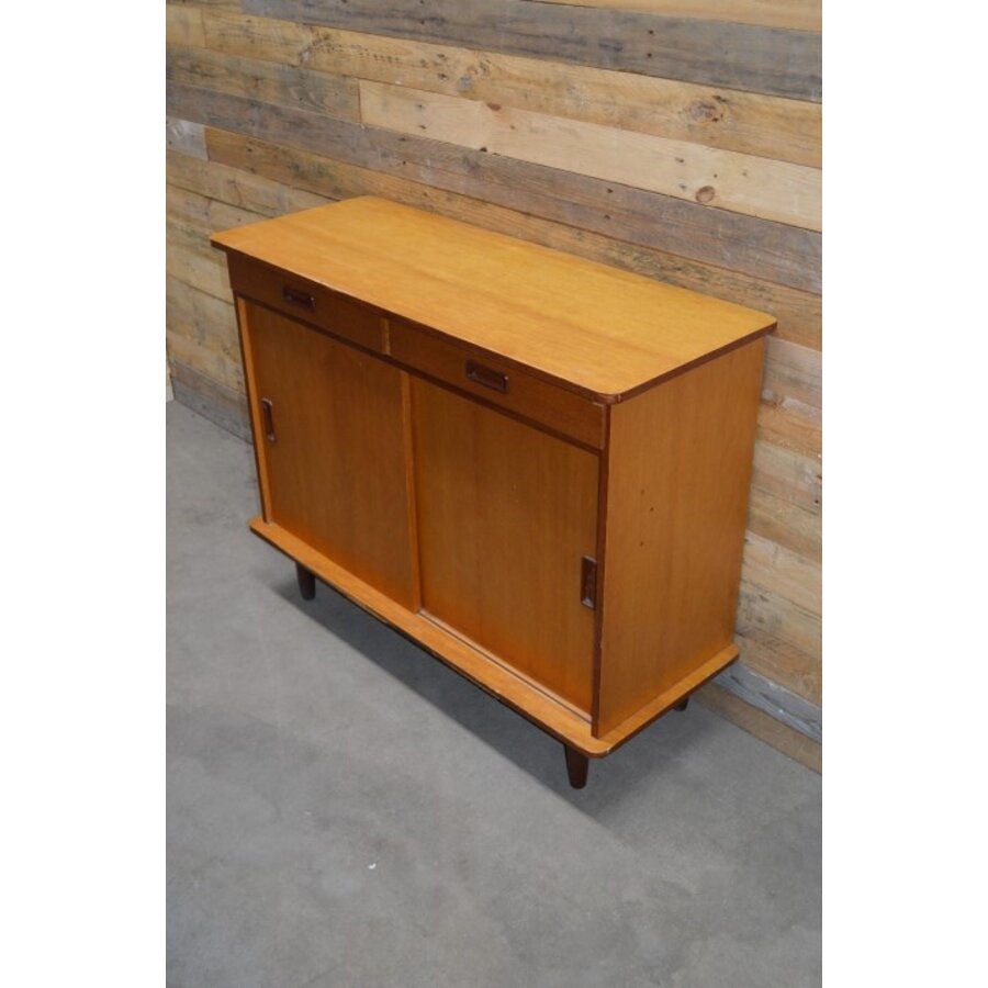 Retro commode of jaren 50 schoenenkastje-4