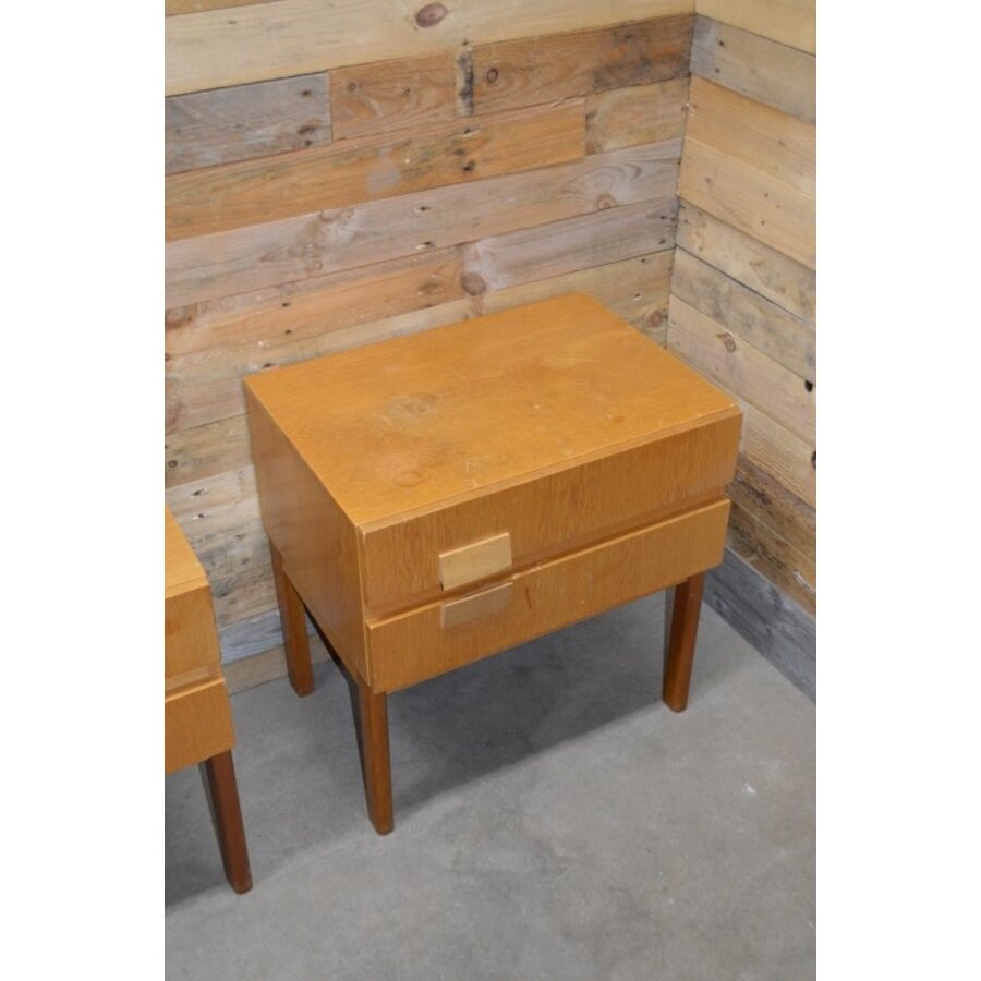 Retro kastjes set van 2 met opknapwerk-2