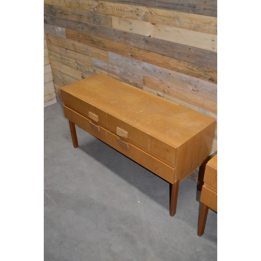 Retro ladekasten jaren 70 set van 2-3