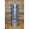 LoodsVol, Tweedehands Vintage Fluks stoompannenset van aluminium