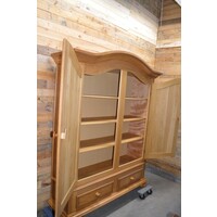 thumb-Blank eiken toogkast met laden en deuren-3
