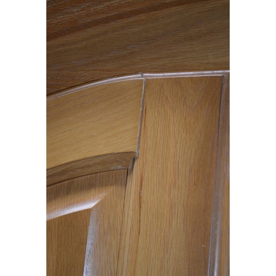 Blank eiken toogkast met deuren en laden-6
