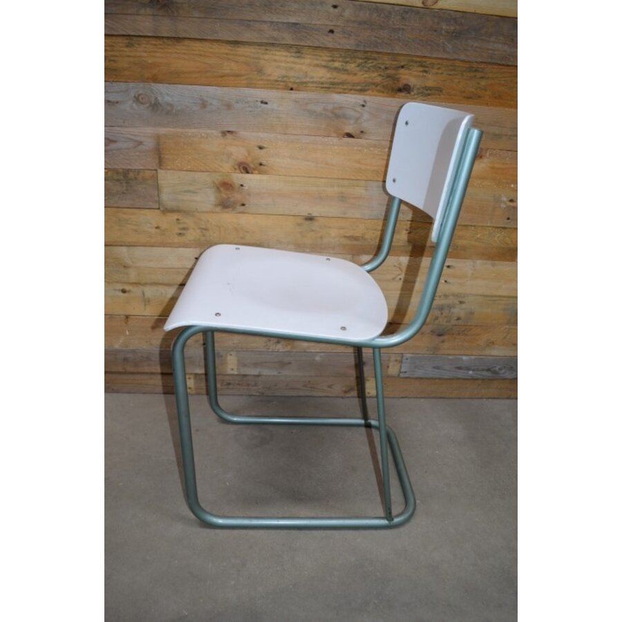 Retro buizenframe slede stoeltje-3