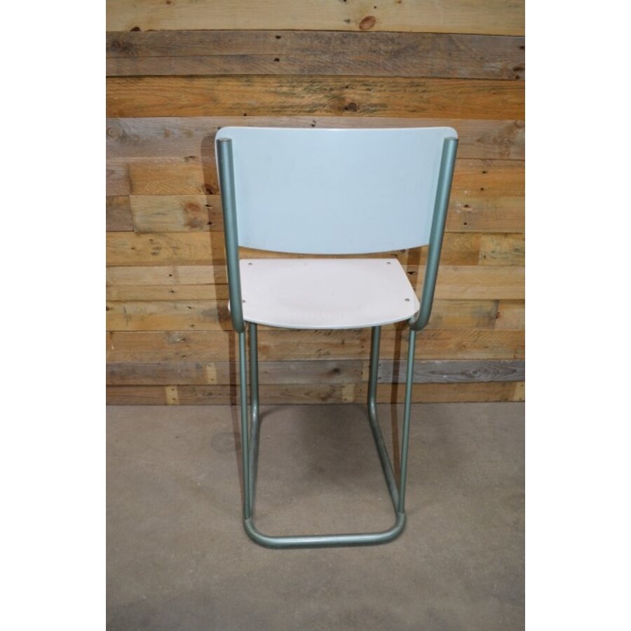Retro buizenframe slede stoeltje-4