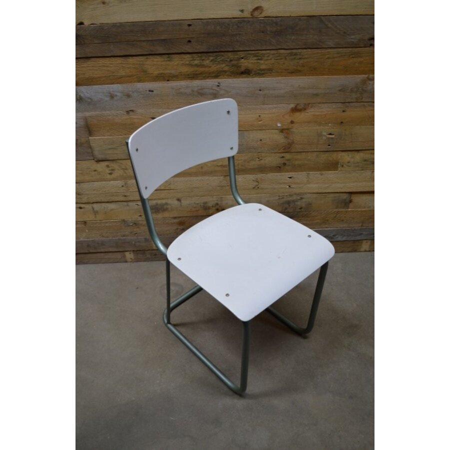 Retro buizenframe slede stoeltje-7