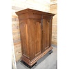 LoodsVol, Tweedehands Antieke Biedermeier kast van massief eikenhout met planken en laden