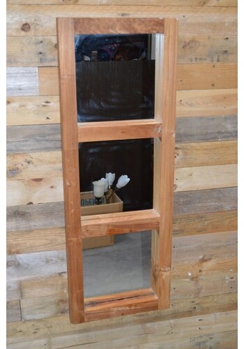 Rechthoekige drieluik spiegel 