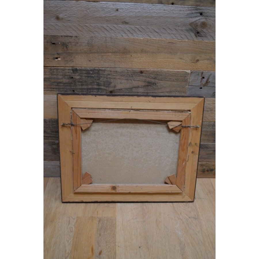 Schilderijtje opaatjes op een bankje-8