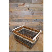 thumb-Handgevlochten wilgentenen mand in drie kleuren met houten handgrepen-6
