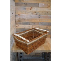 thumb-Grote rechthoekige handgevlochten mand in drie kleuren met houten grepen-4