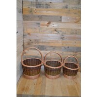 thumb-Nest van 3 gevlochten wilgentenen manden rond-4