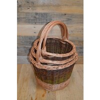 thumb-Nest van 3 gevlochten wilgentenen manden rond-6
