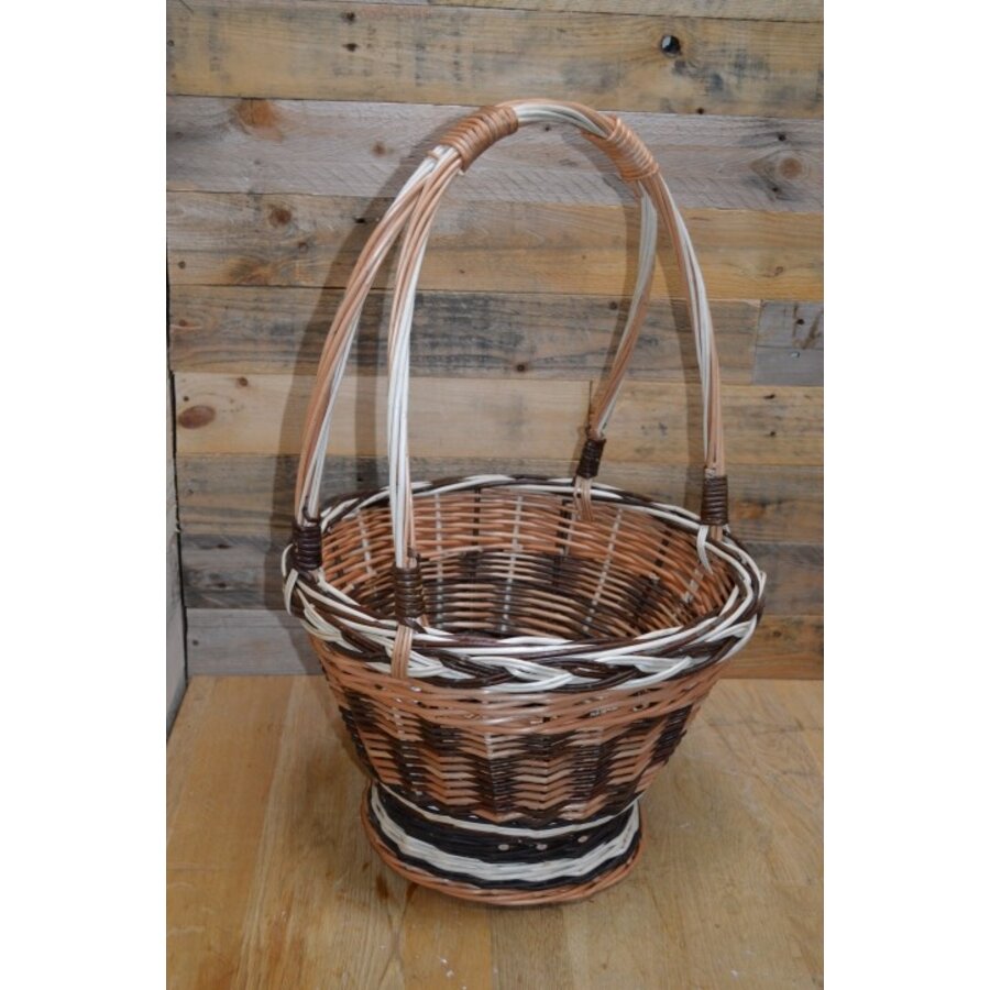 Mand 3 kleuren wilgentenen-7