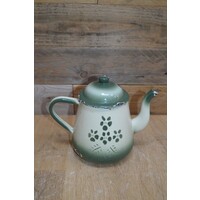 thumb-Brocante Franse koffiepot van emaille jaren 50-2