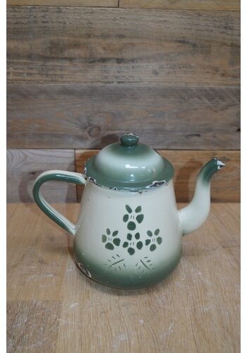 Koffiepot Frans emaillen 