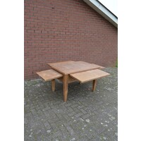 thumb-Grote vurenhouten showtafel of buffettafel-5