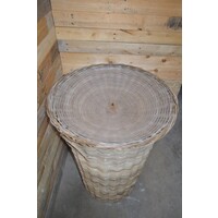 thumb-Rotan mand met kunststof schaal-5