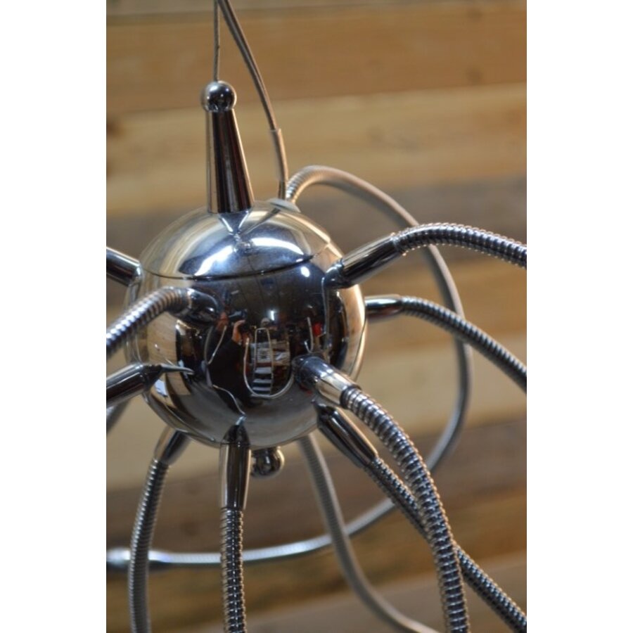 Vintage spinnenlamp met 12 verstelbare armen-3