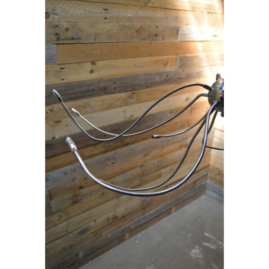 Vintage spinnenlamp met 12 verstelbare armen-6