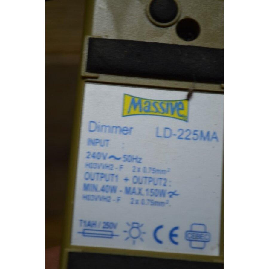 Messingkleurige vloerlamp met zwenkarm en dimmer-8