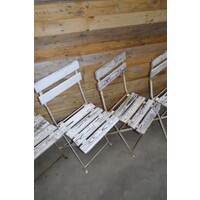 thumb-Set van 6 vintage opklapbare bistro stoelen-4