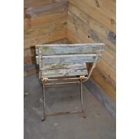 thumb-Set van 6 vintage opklapbare bistro stoelen-7