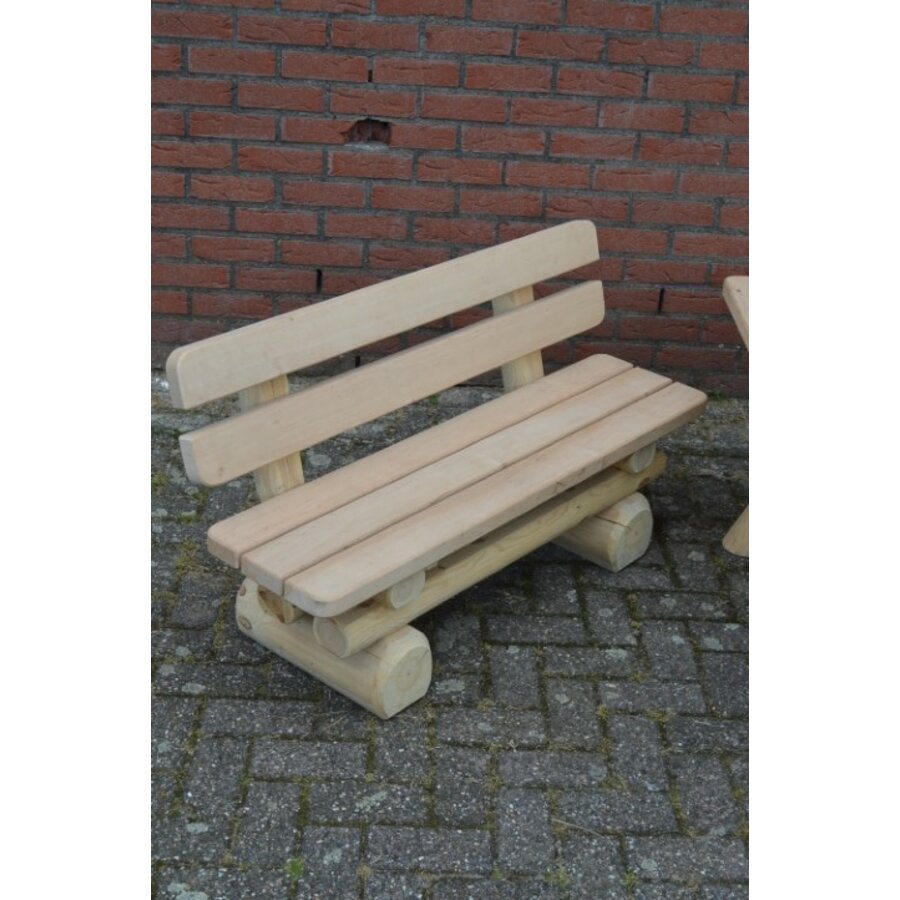 Houten kinder picknick tuinset met bankjes-5
