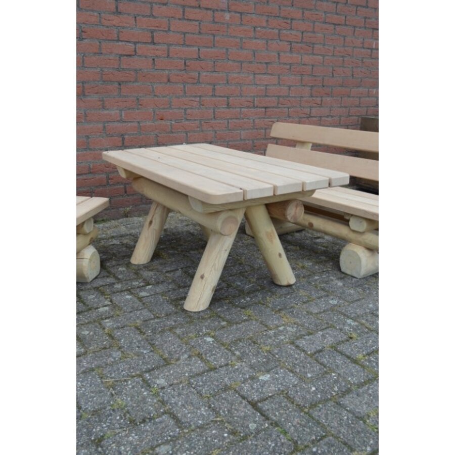 Houten kinder picknick tuinset met bankjes-4