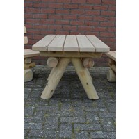 thumb-Houten kinder picknick tuinset met bankjes-6