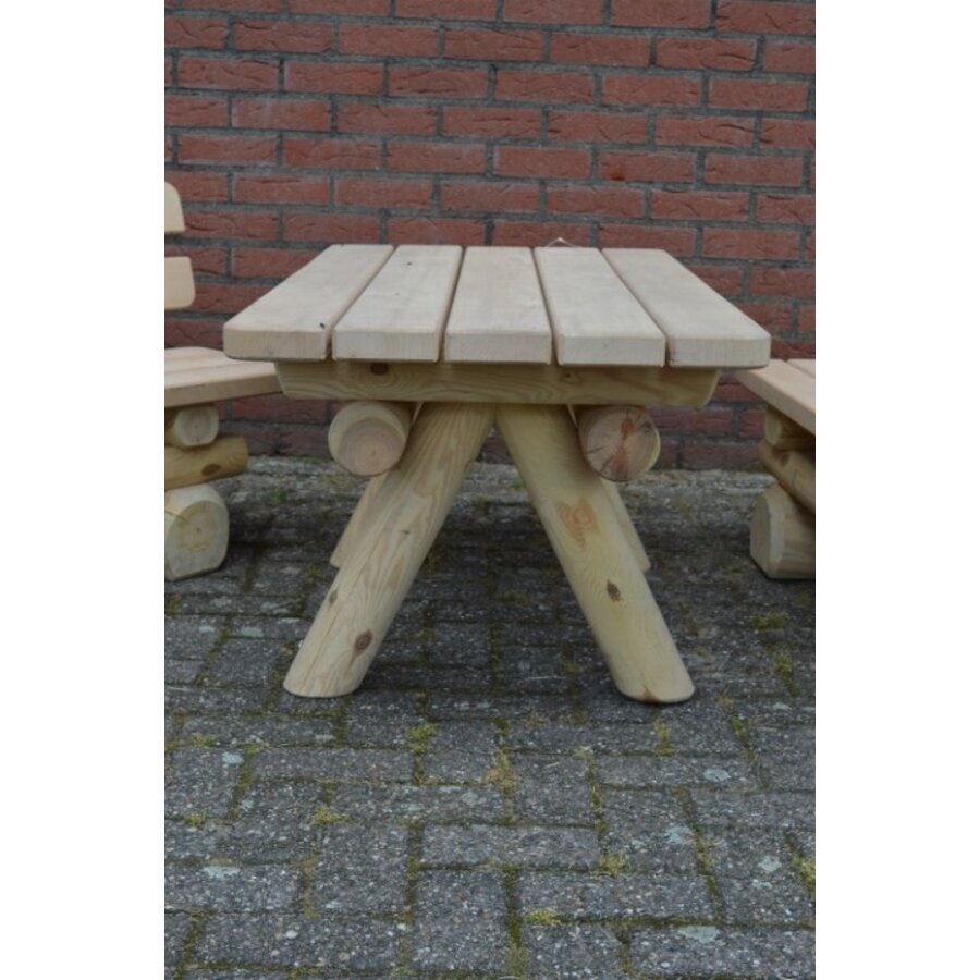 Houten kinder picknick tuinset met bankjes-6
