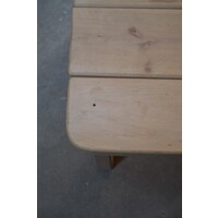 thumb-Zware houten tuinstoel met bloem rugleuning-2