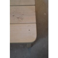 thumb-Zware houten tuinstoel met bloem rugleuning-3