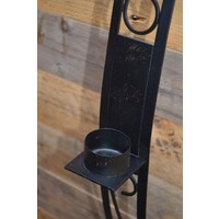 thumb-Set van 2 zwarte metalen wandkandelaars-4