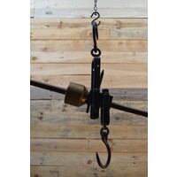 thumb-Antieke metalen haakbalans weegschaal-2