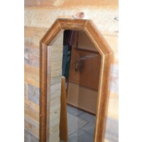 thumb-Spiegel met eiken lijst 8 hoekig-2