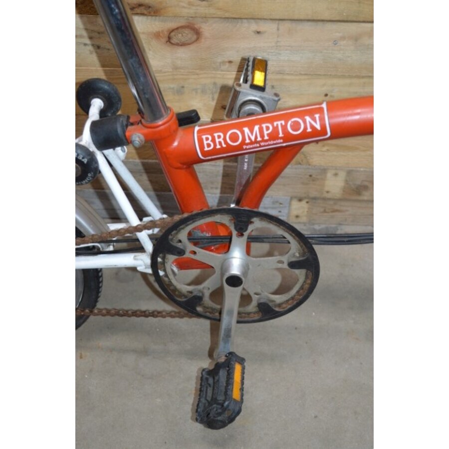 Brompton vouwfiets met 3 versnellingen – compacte inklapbare stadsfiets-9