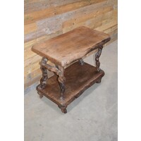 thumb-Antiek Frans bijzettafeltje wijnrank poten-4