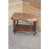 thumb-Antiek Frans bijzettafeltje wijnrank poten-6