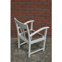 thumb-Ouderwetse houten armstoel frame opknapper-6